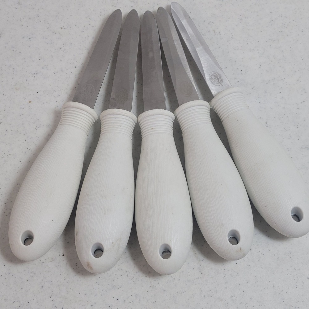 Offshore Angler Stainless Steel Oyster Clam Shucker Bait Knives Lot of 5